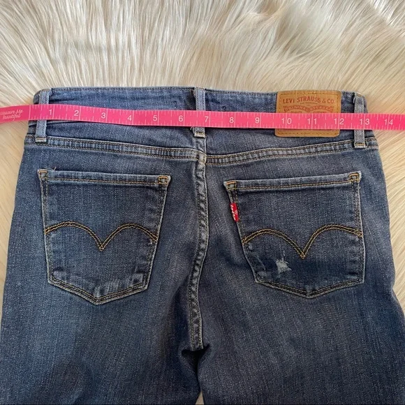 ❤️Levi’s❤️ Distressed Medium Wash Jeans Size 27 - Picture 10 of 13